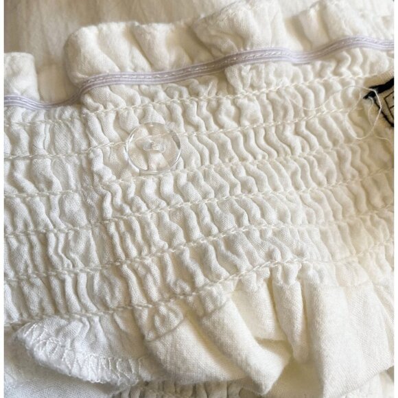 Current/Elliot Madeline' Cold Shoulder Dress, Size 2, White‎ Cotton - Picture 5 of 9